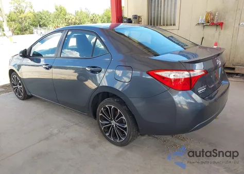 2015 Toyota Corolla S Plus из США, поврежденный, VIN 2T1BURHE4FC273474